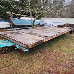 43ft Dual Axle Trailer Heavy Duty Mobile Home Frame 10ft Wide 2in Ball