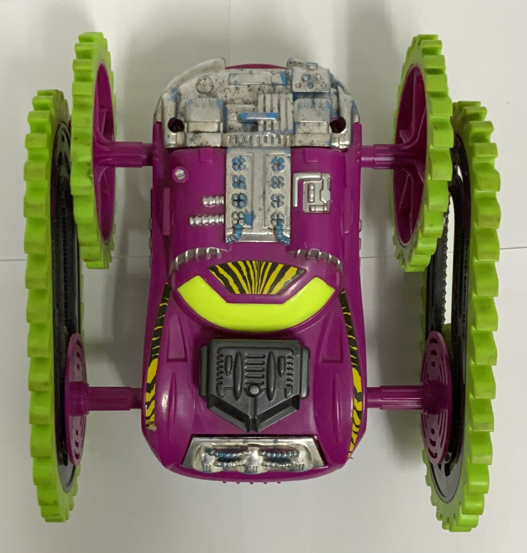 Overdrivers All Terrain Purple Green Car Tiger Electronics 1993 Tested & Working