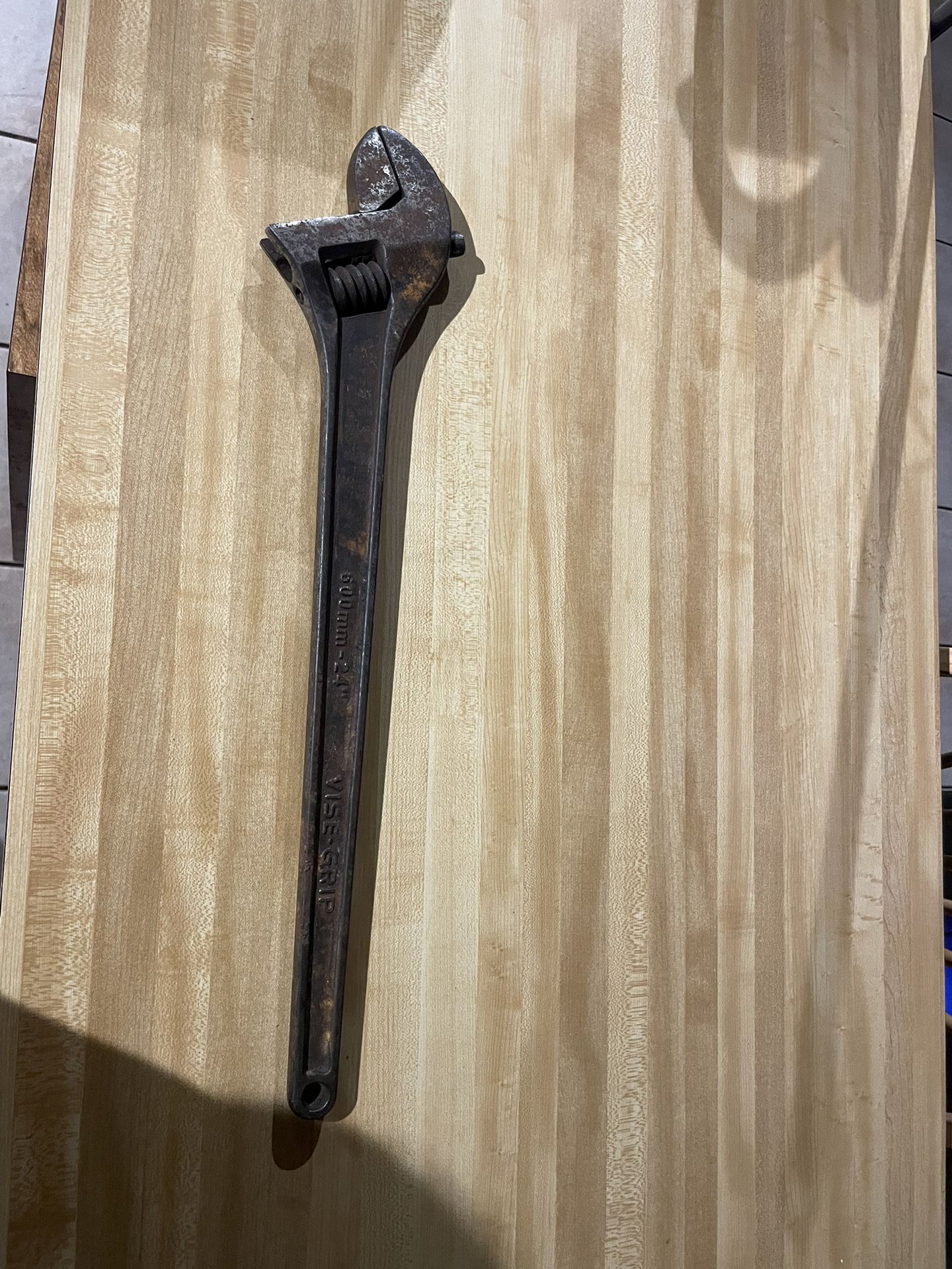 24” Vicegrip Adjustable Wrench Opens And Closses With No Issues $65 Firm In N Lakeland