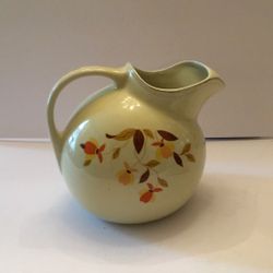 Hall’s Superior Quality Autumn Leaf Ball Pitcher