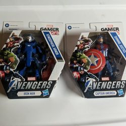 Gamerverse Captain America And Iron Man Figures