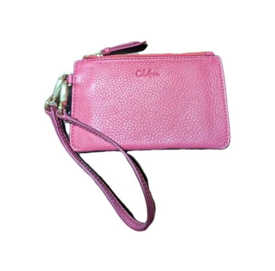 Cole Haan Pink Leather Wristlet