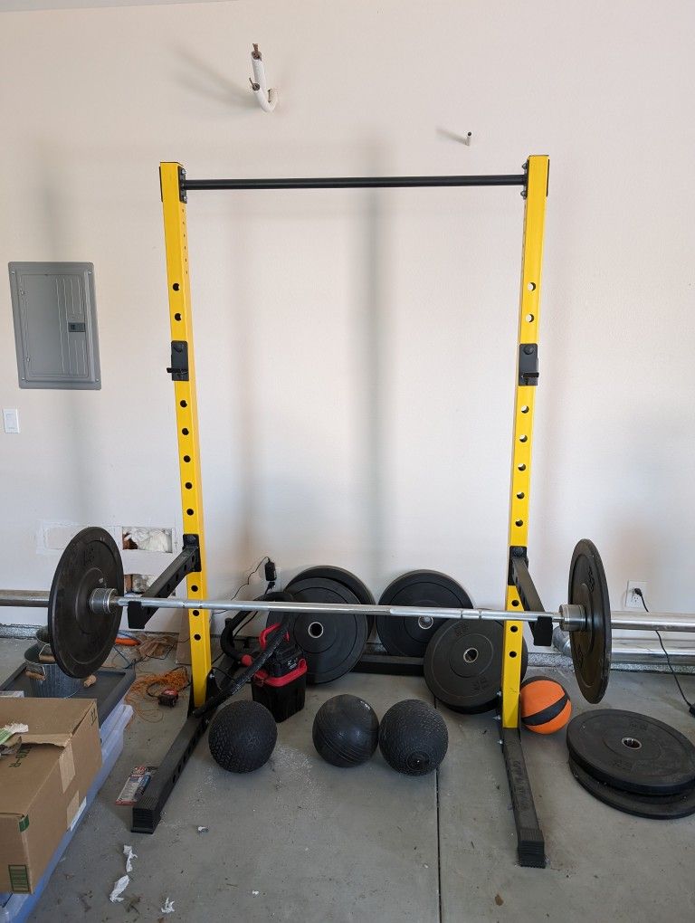 Brand New Squat Rack CrossFit Workout