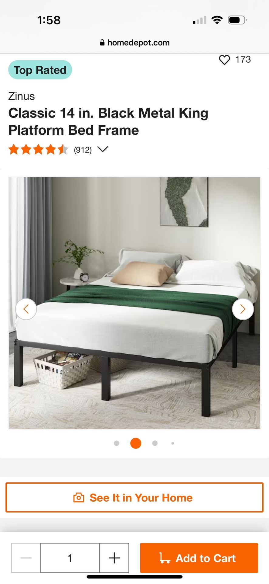 King Bed Frame