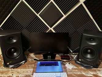 PAIR OF JBL LSR4328P Two-Way 8" Bi-Amplified Studio Monitor Speakers GC