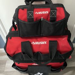 Husky Rolling Tool bag Combo