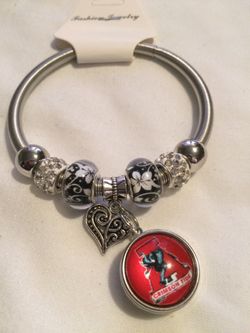 Alabama crimson tide Charm Bracelet