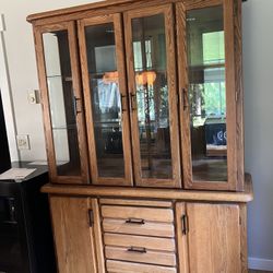 Hutch Solid Wood Cabinet 