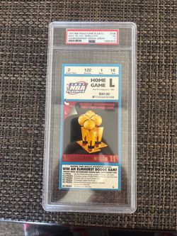 97 nba finals game 6 PSA 3 !!! Michael jordan championship ticket !!