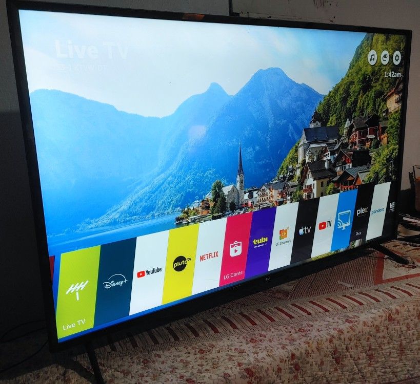 SELLING MY SMART TV LG 60" 4K LED WEB'OS AI THINQ🟥🟩FREE DELIVERY🟥
