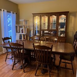Amish dining room set