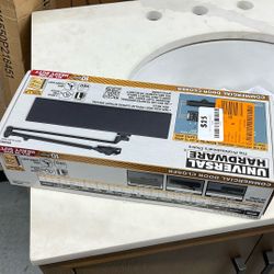 Heavy-Duty All-in-One Matte Black Commercial Door Closer