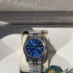 Rolex DateJust Blue Dial 