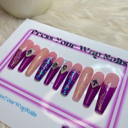 Press On Nails Royalty Purple 