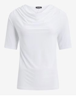 Express Cowl Neck Short Sleeve Tee - Size Medium