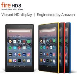 Amazon Fire HD8 Tablet 16gb 8th Generation