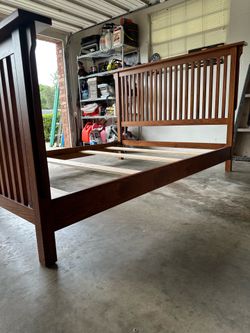 Queen size bed frame