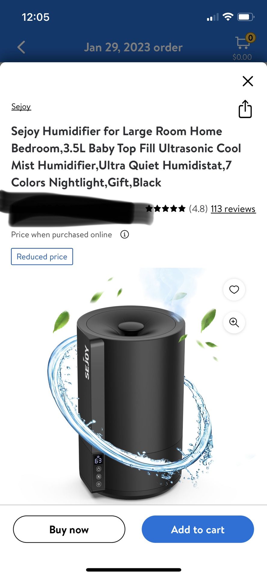 Humidifier- Never Opened