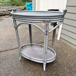 Bamboo Grey Serving Tray Table
Rattan
