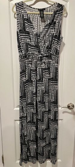 Design History Geometric Maxi Dress Size L