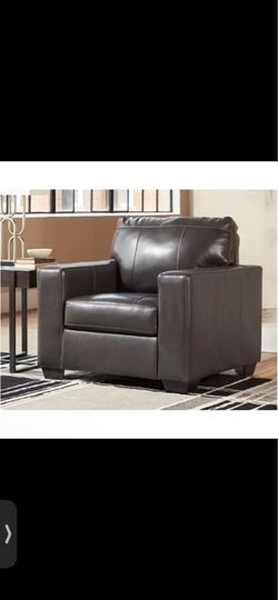 Morelos Leather Chair by Ashley Furniture