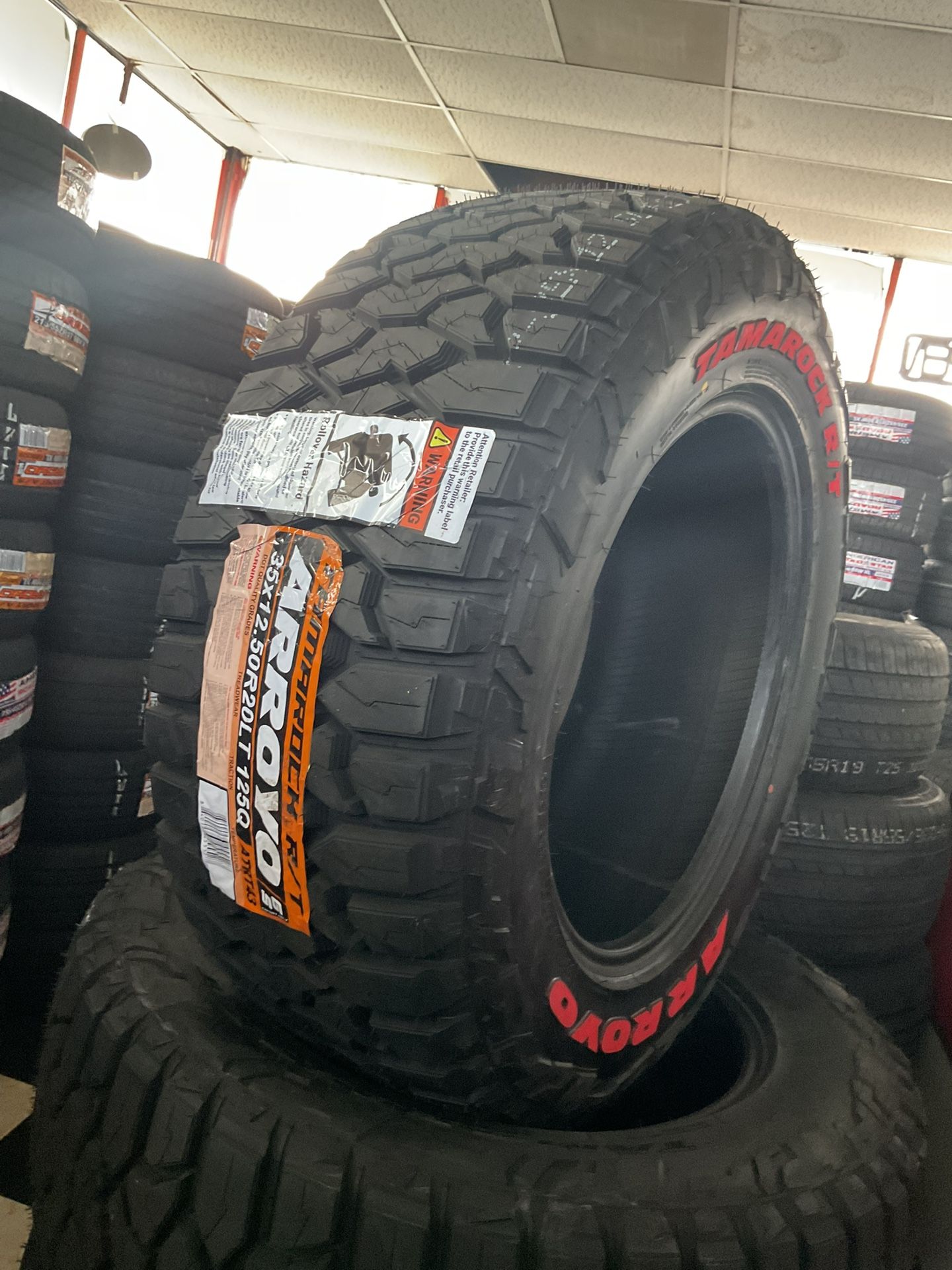 35x12.50R17 Vendo Set De Llantas Nuevas Marca Arroyo Rt 