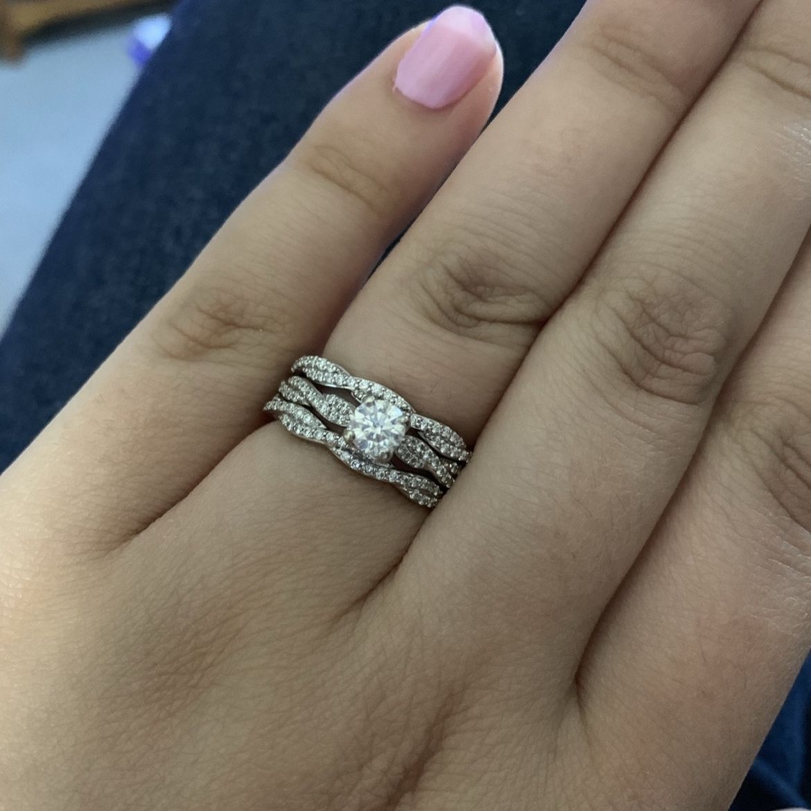Diamond Engagement Ring Set