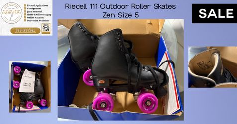Riedell 111  Outdoor Roller Skates Zen  Size 5