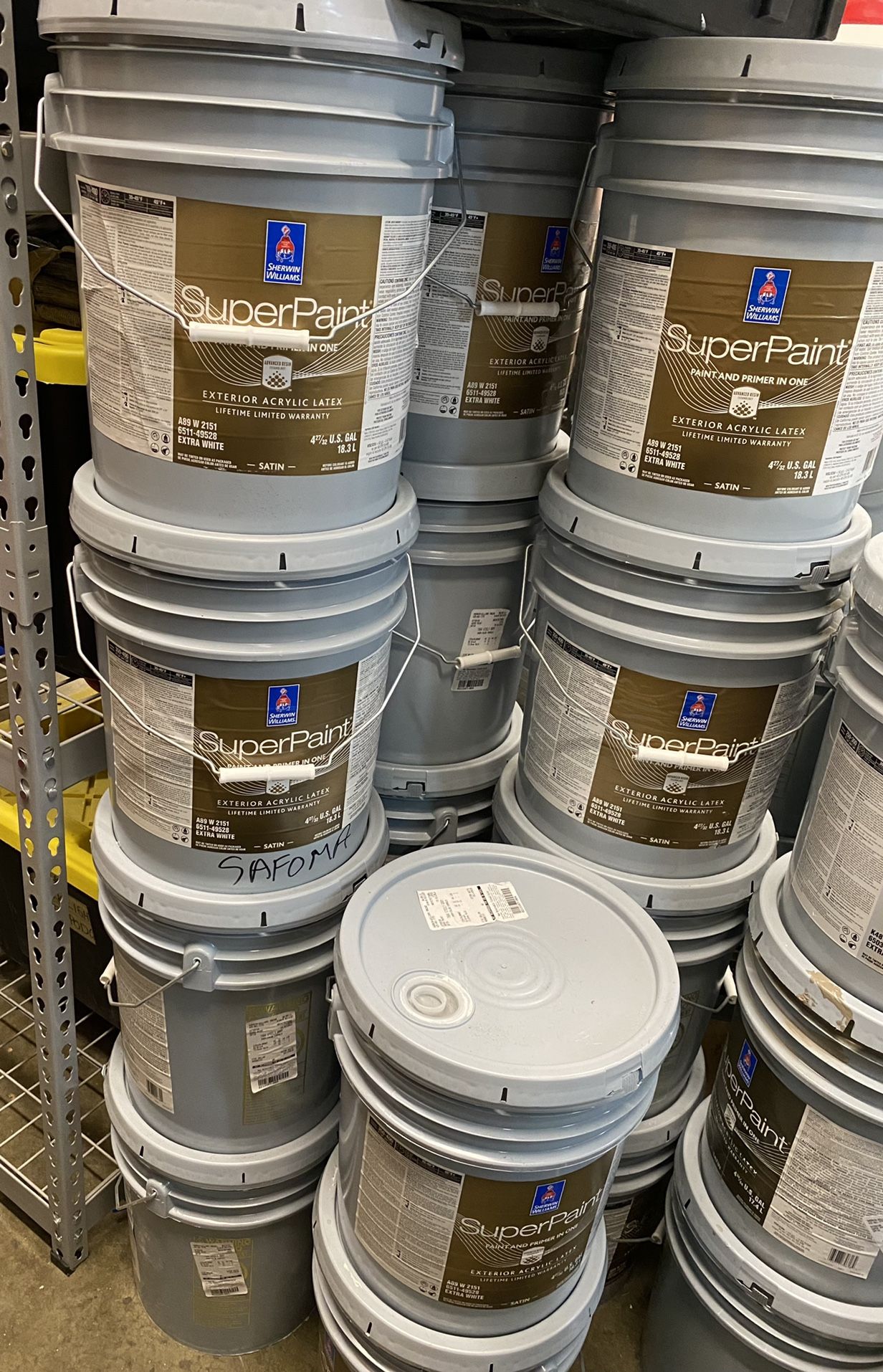 70 Gallons Exterior Paint Sherwin Williams SuperPaint Exterior Satin