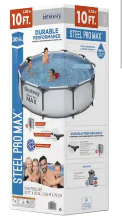 10'x30" Pool with Filter Pump, New