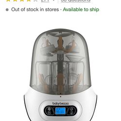 Baby Brezza baby bottle sterilizer and dryer