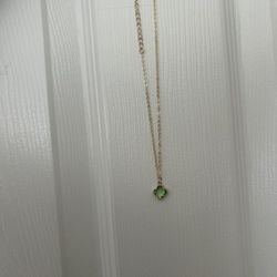 Green Clover Necklace