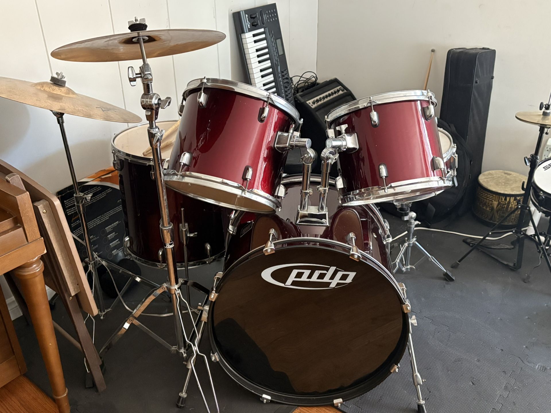 PDP Drum Set W/Cymbals