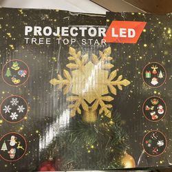 Projector LED tree topper