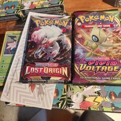 Over 150 Pokemon Booster Packs New Sealed Tcg