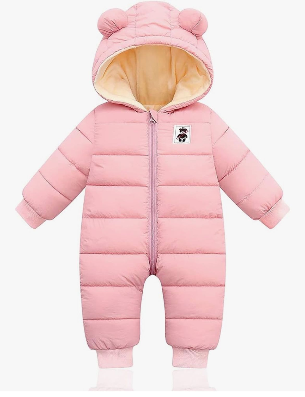 Baby Girl Snowsuit Winter Infant Jumpsuit
