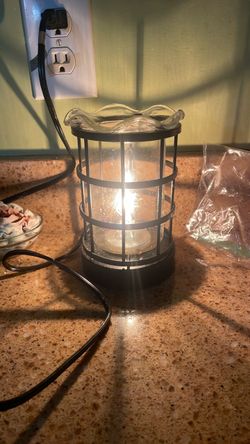 Glass touch lamp/oil burner