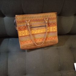 Purse Mundo Maya Genuine Leather