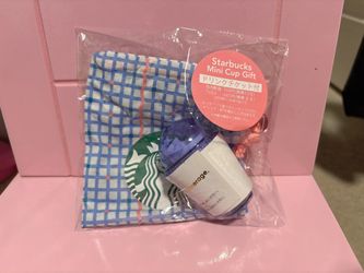 Open box Starbucks Japan Summer ENJOY THE DAY OUT 2025 Mini Cup Gift NEW NRFP Only open to take the photo Comes from pet free smoke free home  