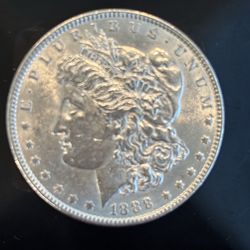 1888 Morgan Silver Dollar AU/BU Strong Detail Nice Coin