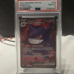 Gengar ex – PSA 10 GEM MINT 👻💜