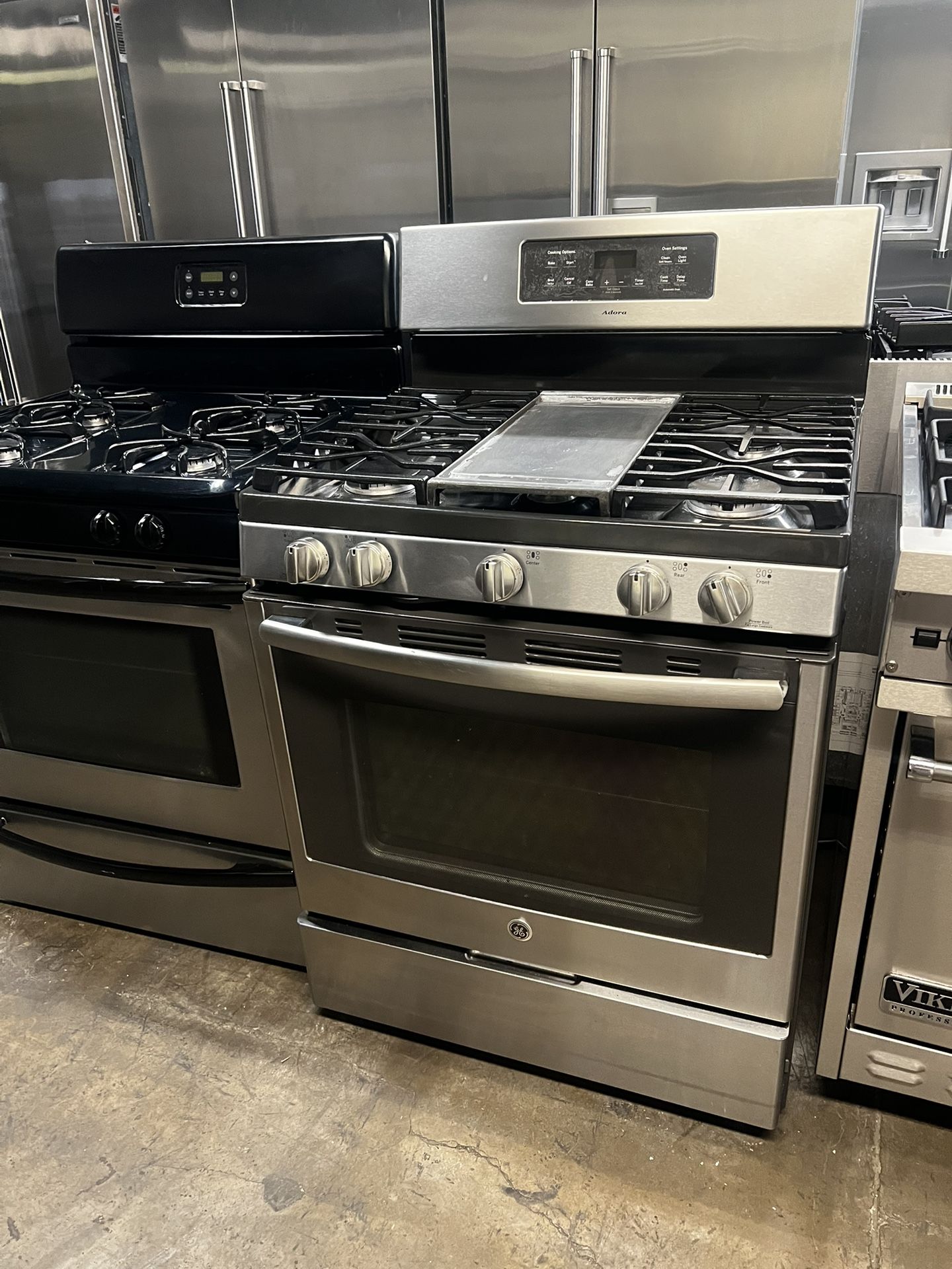 Ge 30”Wide Gas Range Stove Stainless Steel With Griddle