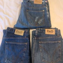 3 Pair Dolce & Gabbana Jeans like New