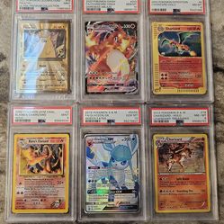 Pokemon PSA slabs (prices in description)
