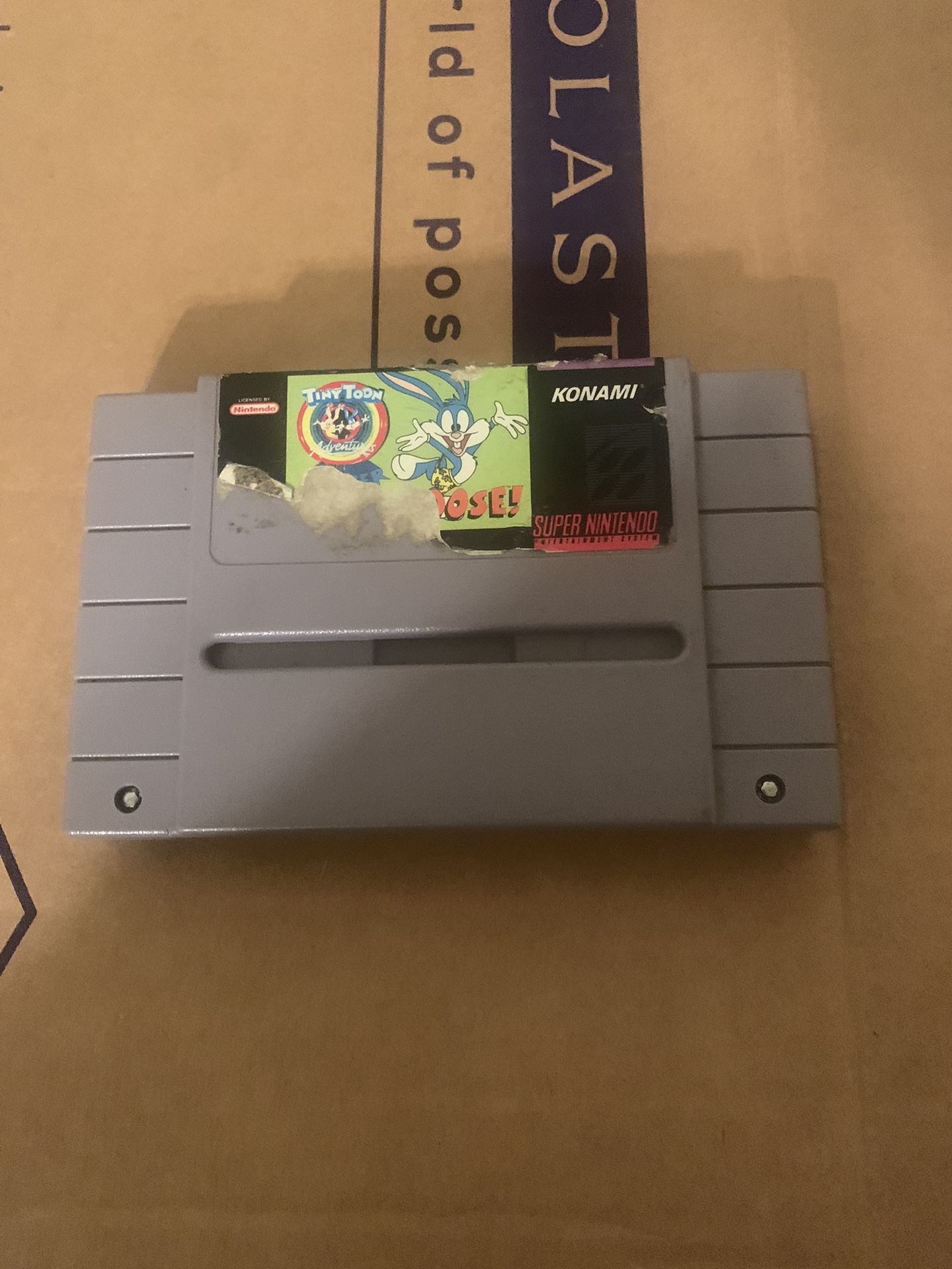 Super Nintendo Snes Tiny Toons Buster Bust Loose