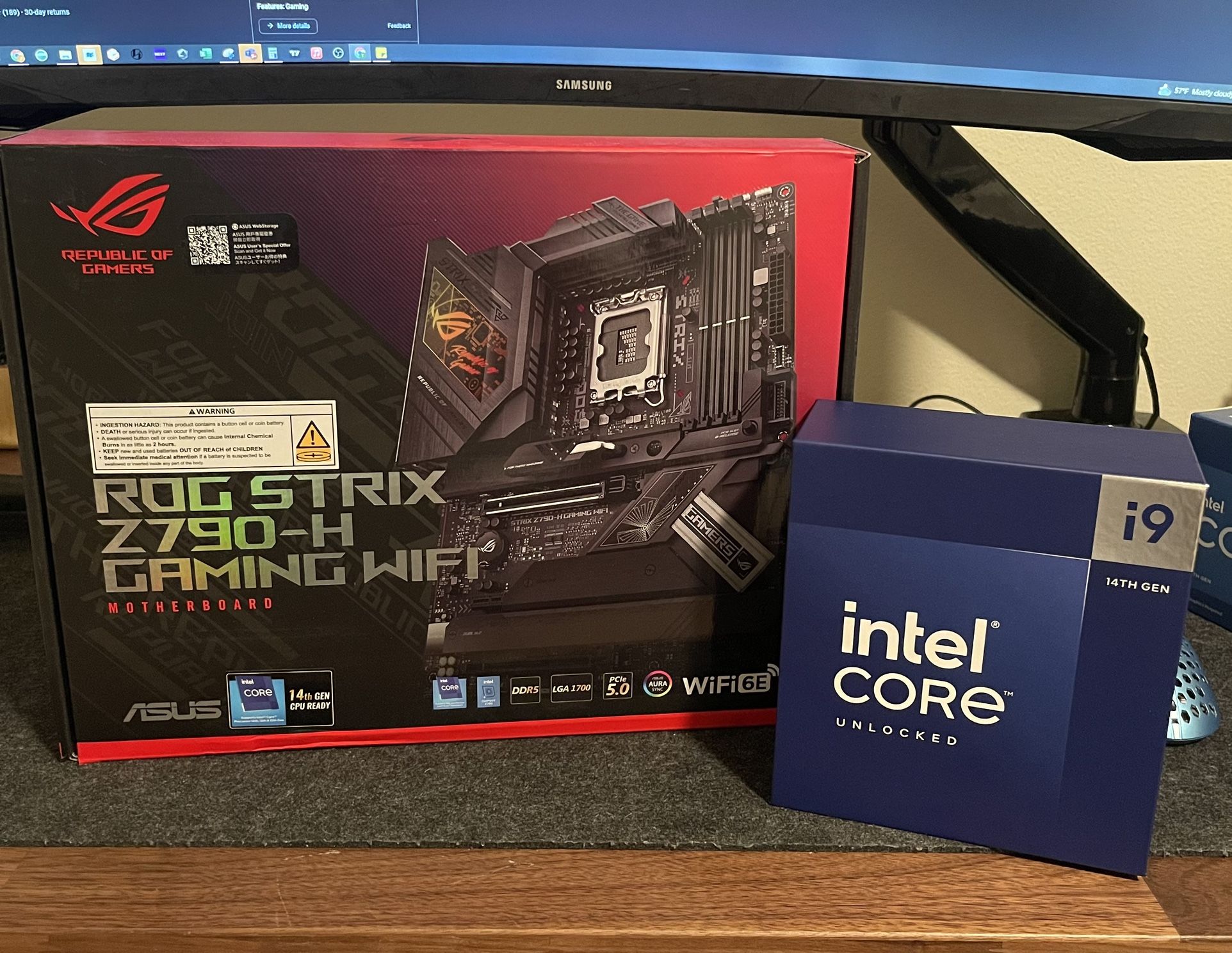 ASUS ROG STRIX Z790-H w/14900k