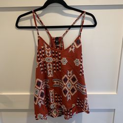 Windsor Burnt Orange Halter Style Top 