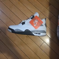 Brand New Jordan 4 White Cement 