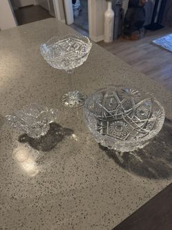 Imperial Crystal 3 Piece Set