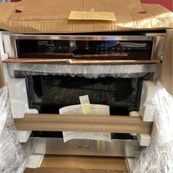Brand New In The Box Whirlpool - 30" Built-In Single Electric Wall Oven - Stainless steel